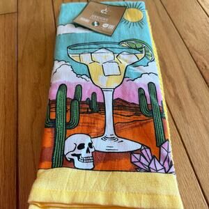 NWT Deborah Connolly Designs Margarita Desert Kitchen Towels  Set of 3